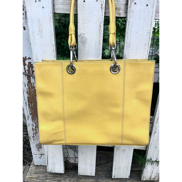 Yellow Wilson’s Leather Tote - Picture 2 of 7